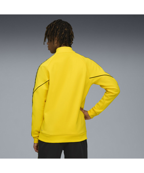 PUMA(プーマ)の「PUMA プーマ メンズ ボルシア ドルトムントキング アンセム ジャケット(ジャージ・メンズ・イエロー×ブラック・SMALL/MEDIUM/X-SMALL/X-LARGE)」の4枚目の写真