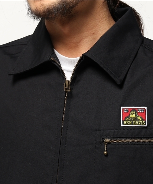 BEN DAVIS/PROJECT LINE（ベンデイビスプロジェクトライン）の「BEN'S DJ（ブルゾン・メンズ・レッド/ブラック/カーキ・LARGE/MEDIUM/X-LARGE/SMALL）」の14枚目の写真