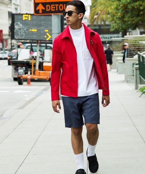 BEN DAVIS/PROJECT LINE（ベンデイビスプロジェクトライン）の「BEN'S DJ（ブルゾン・メンズ・レッド/ブラック/カーキ・LARGE/MEDIUM/X-LARGE/SMALL）」の5枚目の写真