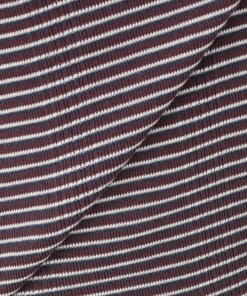 OUTDOOR PRODUCTS（アウトドアプロダクツ）の「miller prib L/S tee（Tシャツ/カットソー・レディース・キャメル/ネイビー/チャコールグレー/ブラウン・FREE）」の13枚目の写真