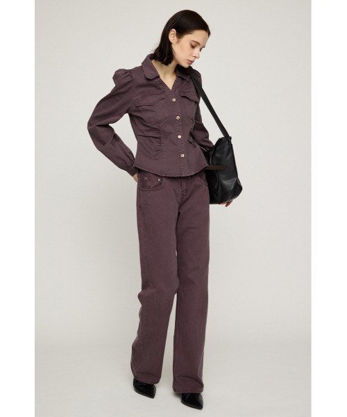SLY(スライ)の「DENIM PUFF SLEEVE SH デニムパフスリーブシャツ 秋服(シャツ/ブラウス・レディース・ダークパープル/ダークブルー・FREE)」の17枚目の写真