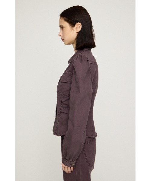 SLY(スライ)の「DENIM PUFF SLEEVE SH デニムパフスリーブシャツ 秋服(シャツ/ブラウス・レディース・ダークパープル/ダークブルー・FREE)」の22枚目の写真
