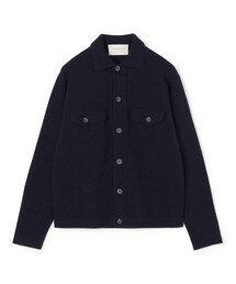 【WEB先行予約】TOMORROWLAND tricot ウールカシミヤ ミラノリブ ニットブルゾン