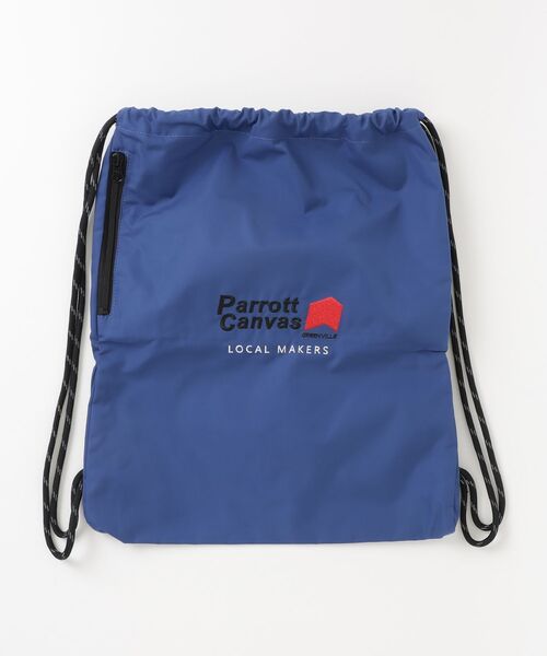 PARROTT CANVAS（パロットキャンバス）の「PC Nap Sack（バックパック/リュック・メンズ・ベージュ/ブルー・FREE）」の2枚目の写真