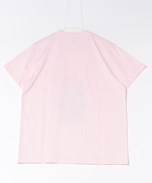 GANNI（ガニー）の「Basic cotton Jersey T-shirt Co A1050074（Tシャツ/カットソー・メンズ・ピンク・SMALL）」の2枚目の写真
