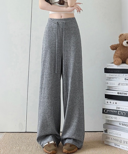 Doux Belle(ドゥーベル)の「イージースウェットパンツ(スウェットパンツ・レディース・ブラック/ダークグレー/オートミール/ライトグレー・X-LARGE/LARGE/MEDIUM)」の10枚目の写真