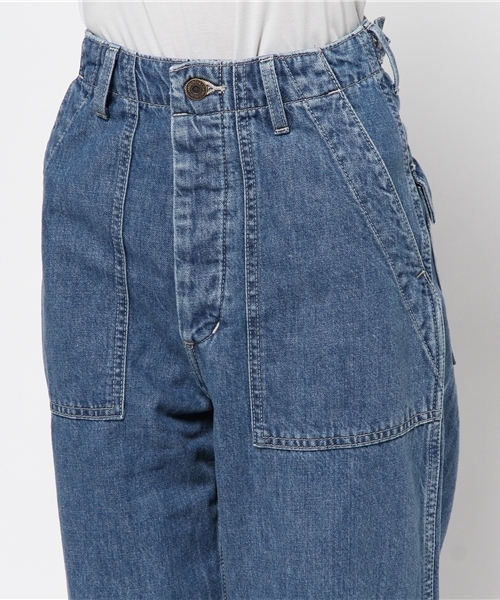 MOUSSY（マウジー）の「DENIM WORKERS WIDE PT（デニムパンツ・レディース・ブルー・26inch/24inch/25inch/27inch）」の5枚目の写真