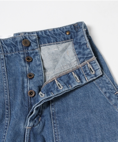 MOUSSY（マウジー）の「DENIM WORKERS WIDE PT（デニムパンツ・レディース・ブルー・26inch/24inch/25inch/27inch）」の9枚目の写真