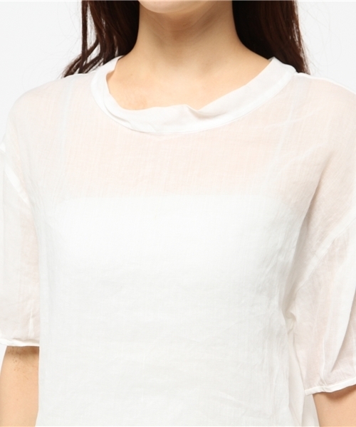 FRAMeWORK（フレームワーク）の「ラミー/C パフスリーブ ブラウス◆（シャツ/ブラウス・レディース・ホワイト/ライトグリーン/サックスブルー・FREE）」の10枚目の写真