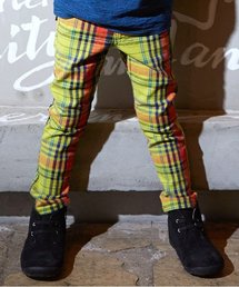 BREEZE | 先染めストレッチチェックスキニー(その他パンツ)