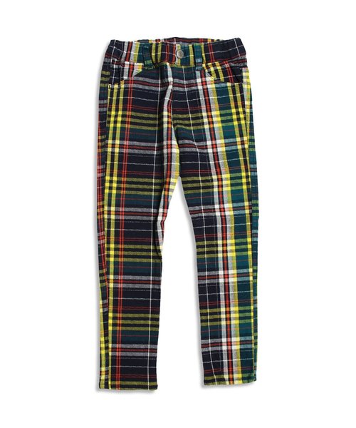 BREEZE（ブリーズ）の「先染めストレッチチェックスキニー（その他パンツ・キッズ・ピンク/ライム/ネイビー・95/110/130/100/120/90/140/80）」の11枚目の写真