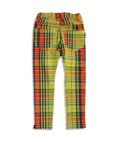 BREEZE（ブリーズ）の「先染めストレッチチェックスキニー（その他パンツ・キッズ・ピンク/ライム/ネイビー・95/110/130/100/120/90/140/80）」の6枚目の写真