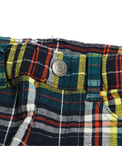 BREEZE（ブリーズ）の「先染めストレッチチェックスキニー（その他パンツ・キッズ・ピンク/ライム/ネイビー・95/110/130/100/120/90/140/80）」の7枚目の写真