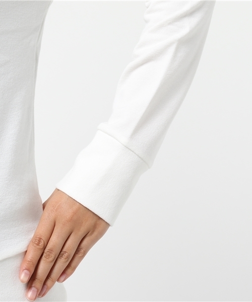 MXP(エムエックスピー)の「MXP ウィメンズロングスリーブスウェットクルー / ライトウォームスウェットクルー(スウェット・レディース・ホワイト/ミックスグレー/ブラック・MEDIUM/SMALL/LARGE)」の8枚目の写真