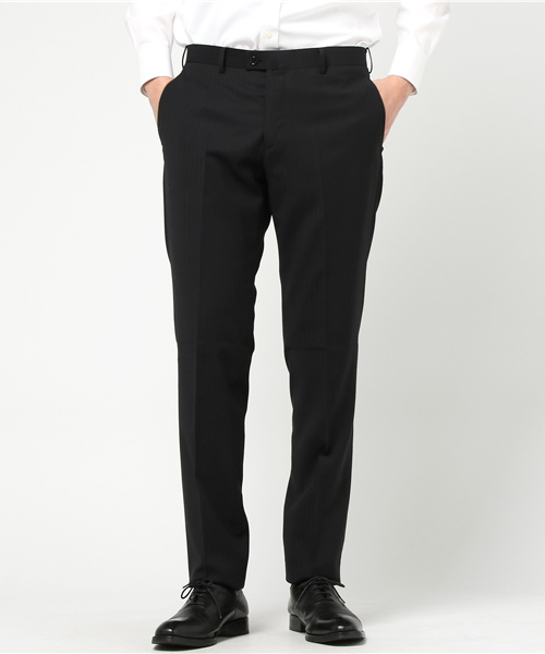 MEN'S BIGI（メンズビギ）の「シャドーストライプスーツ/ビジネス スーツ 卒業式＆入学式（セットアップ・メンズ・ネイビー/ブラック・M/L/S/LL/SS）」の19枚目の写真