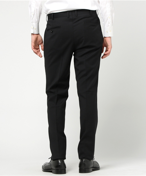 MEN'S BIGI（メンズビギ）の「シャドーストライプスーツ/ビジネス スーツ 卒業式＆入学式（セットアップ・メンズ・ネイビー/ブラック・M/L/S/LL/SS）」の18枚目の写真