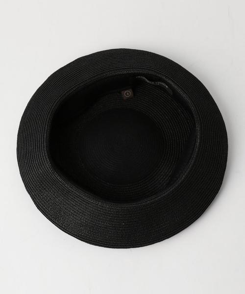 KIJIMA TAKAYUKI（キジマ　タカユキ）の「＜KIJIMA TAKAYUKI（キジマ タカユキ）＞ペーパー ベレーハット ◆（ハンチング/ベレー帽・レディース・ナチュラル/ブラック・FREE）」の8枚目の写真