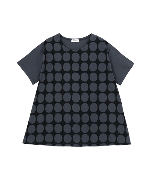 Plantation（プランテーション）の「(E)ﾄﾞｯﾄ型ﾌﾟﾘﾝﾄ-T（Tシャツ 
