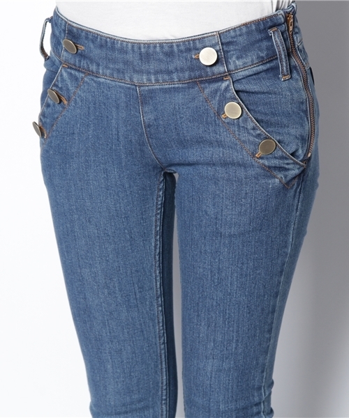 X-girl(エックスガール)の「SAILOR JEAN(デニムパンツ・レディース・ブルー/インディゴブルー・0/1/2)」の5枚目の写真