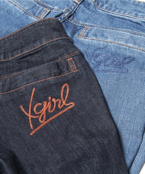 X-girl(エックスガール)の「SAILOR JEAN(デニムパンツ・レディース・ブルー/インディゴブルー・0/1/2)」の8枚目の写真