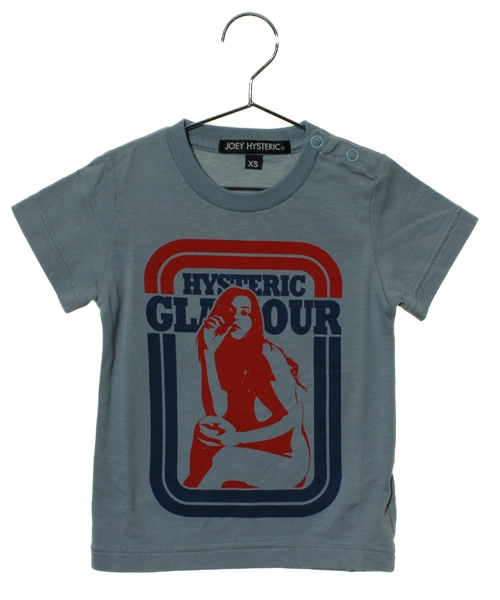 JOEY HYSTERIC（ジョーイヒステリック）の「STANDARD pt T-SH（Tシャツ/カットソー・キッズ・ホワイト/サックスブルー/イエロー・X-SMALL/SMALL/MEDIUM）」の2枚目の写真