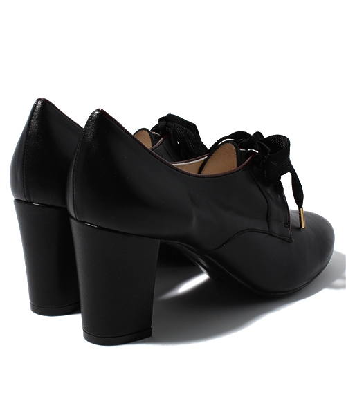 NANO universe（ナノユニバース）の「リボンアンクルブーティー（ブーツ・レディース・ブラック/グレイッシュベージュ・36/37/38）」の5枚目の写真