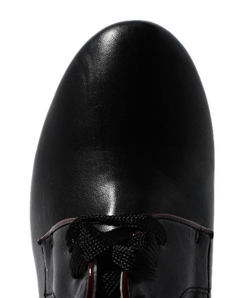 NANO universe（ナノユニバース）の「リボンアンクルブーティー（ブーツ・レディース・ブラック/グレイッシュベージュ・36/37/38）」の6枚目の写真