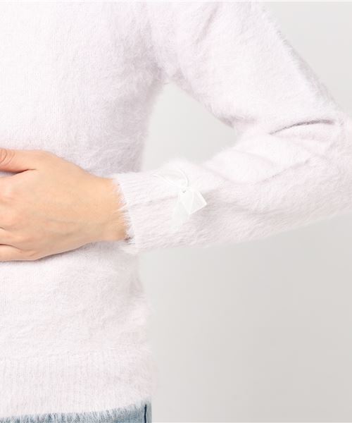 LODISPOTTO（ロディスポット）の「ふわふわフェザーカーディガン（カーディガン/ボレロ・レディース・ホワイト/ライトブルー/ベビーピンク/ラベンダー・MEDIUM）」の11枚目の写真