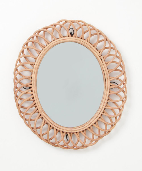 a.depeche（アデペシュ）の「rotta rattan mirror ellipse S / ラタンミラー（ミラー）」 WEAR