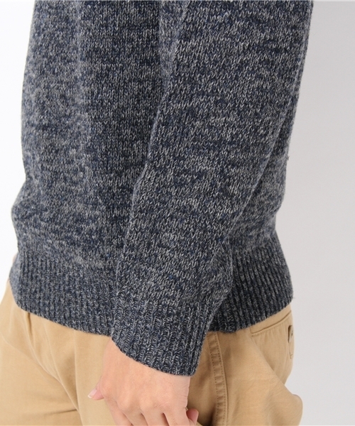 green label relaxing（グリーンレーベルリラクシング）の「YOKE/PEARL V/N 5G ニット（ニット/セーター・メンズ・オリーブ/ネイビー・SMALL/MEDIUM/LARGE）」の6枚目の写真