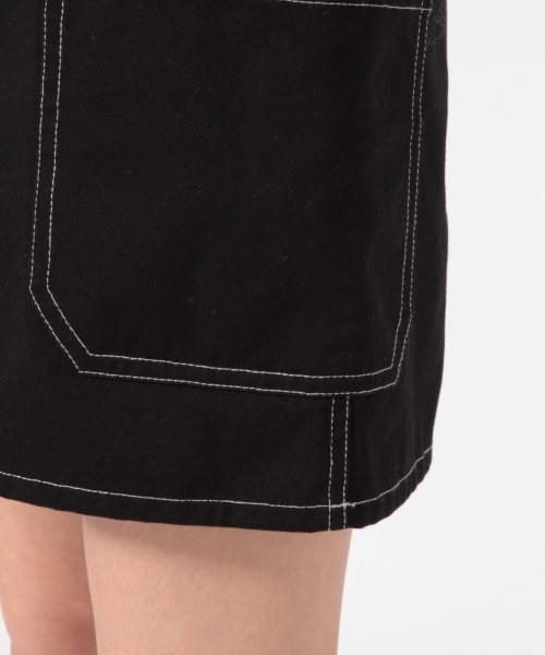 LOWRYS FARM（ローリーズファーム）の「ハイショクステッチミニスカート　783444 （スカート・レディース・ブラック/アイボリー/ベージュ・LARGE/MEDIUM）」の10枚目の写真