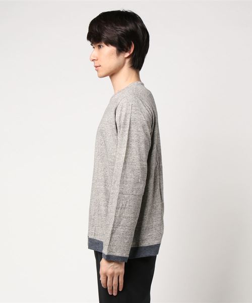 dip(ディップ)の「【dip】ディップ/カットソー(Tシャツ/カットソー・メンズ・グレー系その他/ブルー系その他・LARGE/MEDIUM/SMALL)」の3枚目の写真