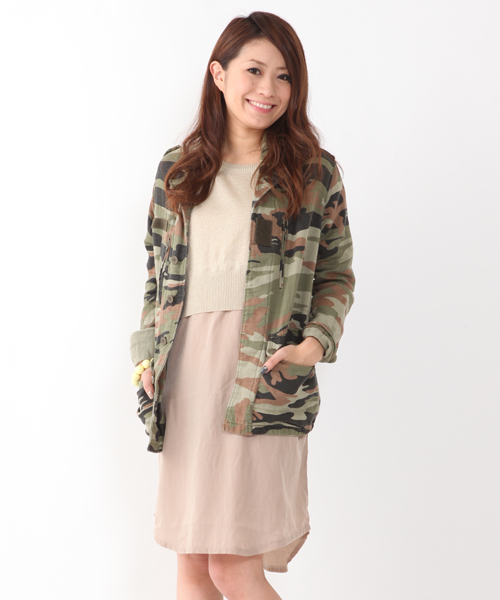 mystic(ミスティック)の「フランス軍JK(迷彩)(ミリタリージャケット・レディース・カーキ・フリ-)」の1枚目の写真