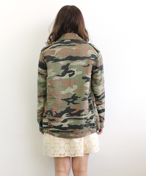 mystic(ミスティック)の「フランス軍JK(迷彩)(ミリタリージャケット・レディース・カーキ・フリ-)」の2枚目の写真