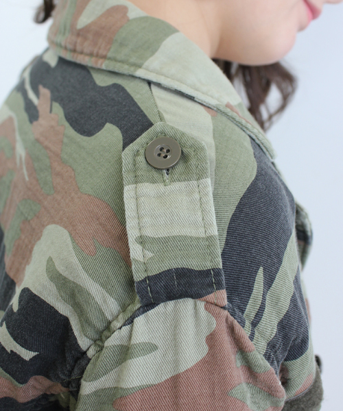 mystic(ミスティック)の「フランス軍JK(迷彩)(ミリタリージャケット・レディース・カーキ・フリ-)」の9枚目の写真