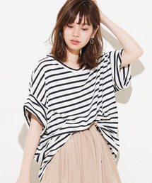 natural couture | ゆるVビックTシャツ(Tシャツ/カットソー)