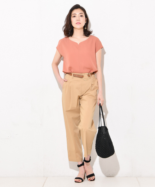 RIVE DROITE（リヴドロワ）の「ブロードクロップドパンツ（その他パンツ・レディース・ベージュ/カーキ・SMALL/MEDIUM）」の19枚目の写真