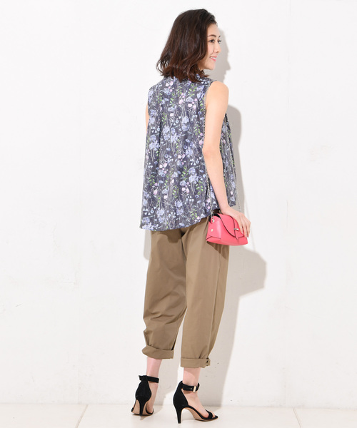 RIVE DROITE（リヴドロワ）の「ブロードクロップドパンツ（その他パンツ・レディース・ベージュ/カーキ・SMALL/MEDIUM）」の12枚目の写真