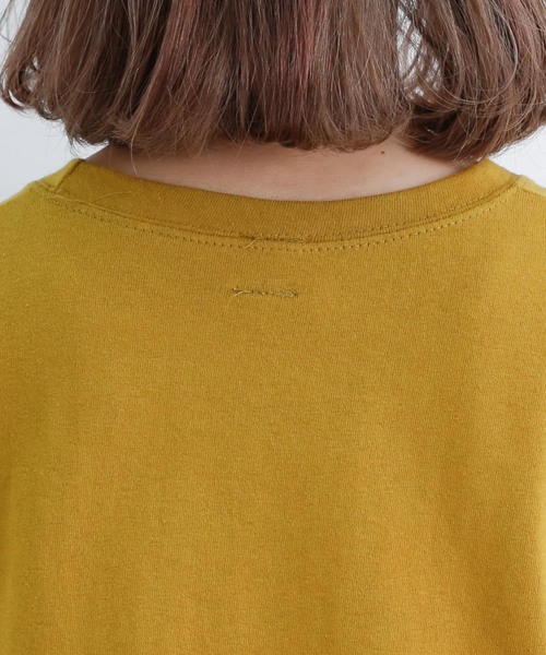 MERLOT（メルロー）の「ツイストTシャツワンピース7852（ワンピース・レディース・グリーン/ブラック/ブラウン/ベージュ/マスタード・FREE）」の11枚目の写真