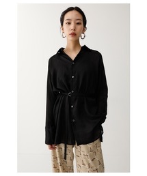 MOUSSY | CREPE LOOSE LONG SHIRT(シャツ/ブラウス)