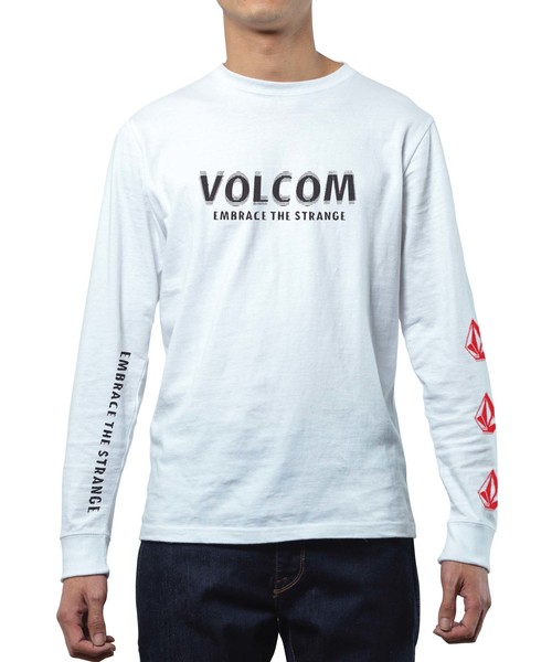 VOLCOM（ボルコム）の「The Stranger L/S Tee（Tシャツ/カットソー・メンズ・ホワイト/ブラック・SMALL/MEDIUM/LARGE/X-LARGE）」の5枚目の写真