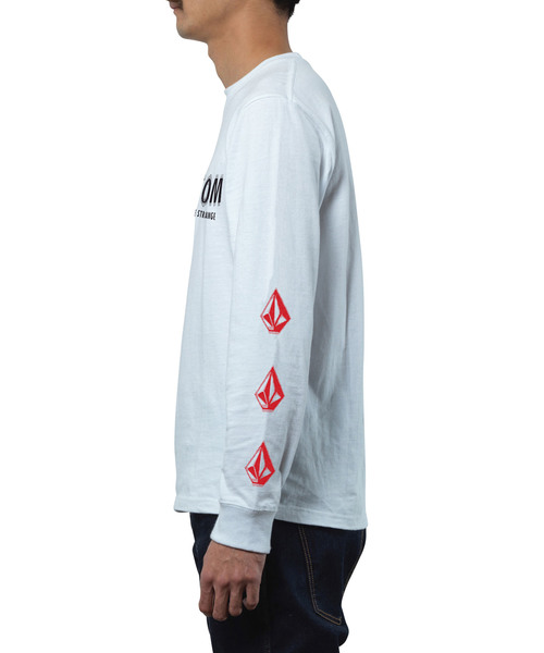VOLCOM（ボルコム）の「The Stranger L/S Tee（Tシャツ/カットソー・メンズ・ホワイト/ブラック・SMALL/MEDIUM/LARGE/X-LARGE）」の7枚目の写真