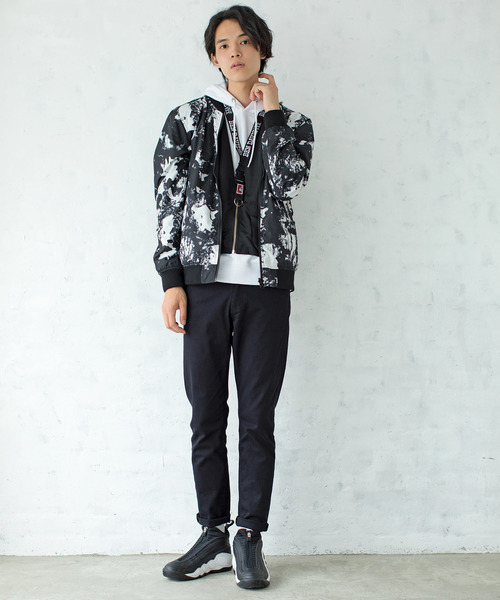 WEGO(ウィゴー)の「WEGO/ストレッチツイルブラックスキニーパンツ(その他パンツ・メンズ・ブラック・MEDIUM/LARGE/SMALL)」の9枚目の写真