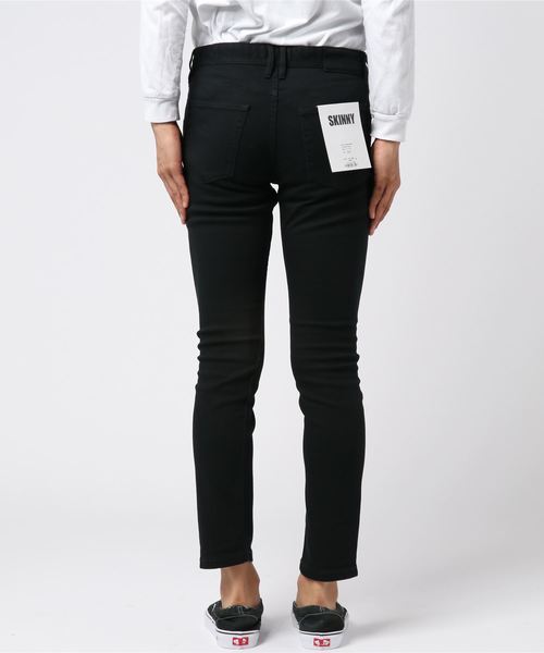 WEGO(ウィゴー)の「WEGO/ストレッチツイルブラックスキニーパンツ(その他パンツ・メンズ・ブラック・MEDIUM/LARGE/SMALL)」の3枚目の写真