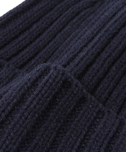 Ray BEAMS（レイビームス）の「□RACAL / リブワッチキャップ（ニットキャップ/ビーニー・レディース・グレー/ネイビー/ワイン・ONE SIZE）」の6枚目の写真