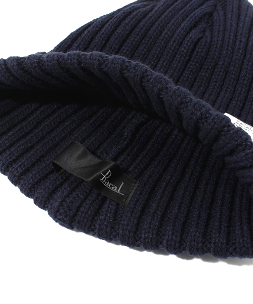 Ray BEAMS（レイビームス）の「□RACAL / リブワッチキャップ（ニットキャップ/ビーニー・レディース・グレー/ネイビー/ワイン・ONE SIZE）」の7枚目の写真