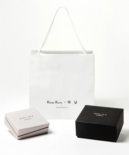 Kengo Kuma + MA,YU （ケンゴ クマ プラス マユ ）の「ケンゴ クマ プラス マユ ピアス（ピアス（両耳用）・レディース・イエローゴールド/シルバー・FREE/ONE SIZE）」の10枚目の写真