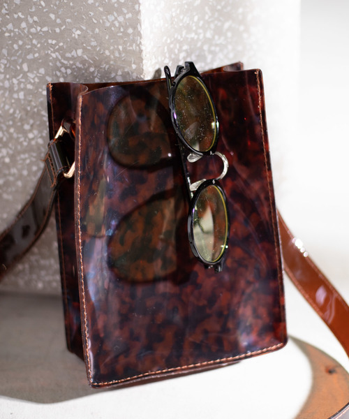 WEGO（ウィゴー）の「WEGO/クリアミニポシェット（ショルダーバッグ・レディース・ブラック/パープル/その他1/ホワイト系その他/グリーン系その他/ブラウン/その他4/その他5/その他2/ホワイト/その他3・FREE）」の10枚目の写真