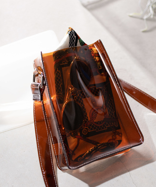 WEGO（ウィゴー）の「WEGO/クリアミニポシェット（ショルダーバッグ・レディース・ブラック/パープル/その他1/ホワイト系その他/グリーン系その他/ブラウン/その他4/その他5/その他2/ホワイト/その他3・FREE）」の5枚目の写真