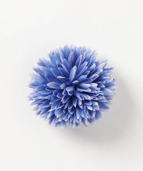 Dita（ディータ）の「ゆかた姿を引き立てる♪選べる30色髪飾り ピンポンマム 浴衣 花　かみ飾り【K】（和装小物・レディース・スカイブルー/レッド/オリーブ/ピンク/イエロー/オレンジ/ブルー/その他/ミント/桜/ラベンダー/その他1/その他2/その他3/パープル系その他/ローズ/レッド系その他/オレンジ系その他/ワイン/アクア/ピンク系その他/スモークピンク/ブルー系その他2/ブルー系その他/ボルドー/クリーム/ホワイト/カーキ/ブラック系その他/ピンク系その他2・FREE）」の8枚目の写真